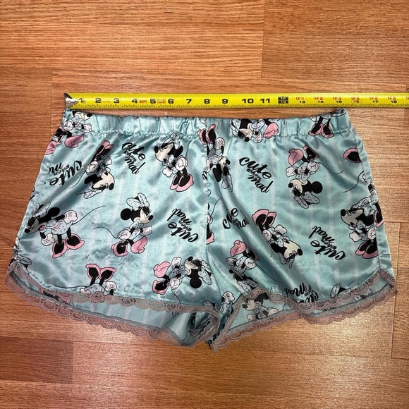 Disney Minnie Mouse Sleep Shorts - Light Blue and Pink - Picture 5 of 7